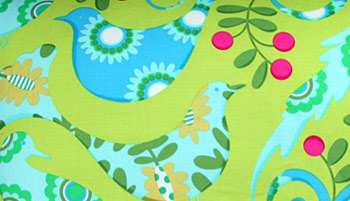 Kuscheldecke - Retro - Birds