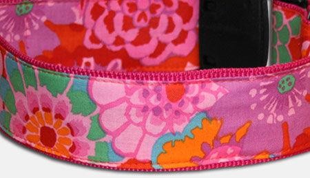 Delight - extravagantes Blumen - Hundehalsband