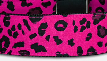Leoparden Halsband - pink
