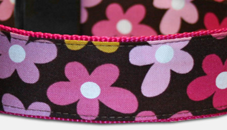 Candy Flower Halsband - braun