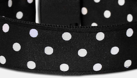 Lots of Dots - Punkte Halsband - schwarz