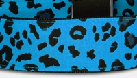 Leoparden Halsband - blau