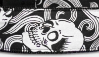 Cooles Skulls & Swirls - Totenkopf - Hundehalsband