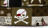 Patchwork Piraten - Hundehalsband