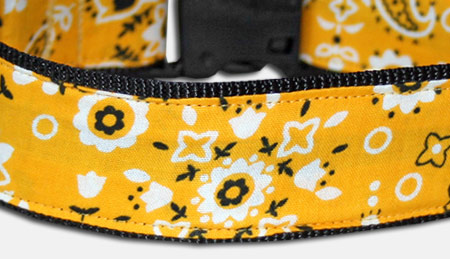 Bandana Hundehalsband - gelb