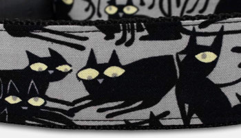 Black Cats - Hundehalsband