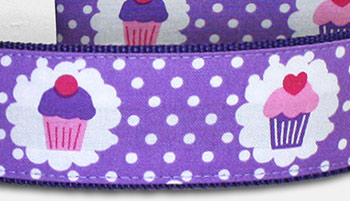 Purple Cupcakes - Hundehalsband