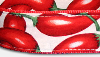 Hot Pepper Hundehalsband - ecru