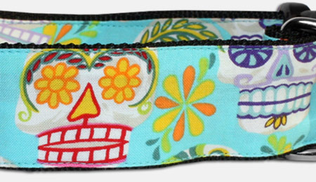 Mexican Kiko Skull Halsband - türkise