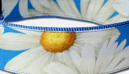 Summer - Margeriten Hundehalsband
