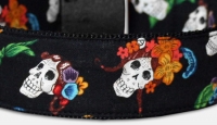 Hombre - mexikanisches Totenkopf - Skull Halsband - schwarz