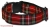 Tartan Karo Hundehalsband - rot