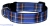 Tartan Karo Hundehalsband - blau