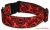 Damask Tapetenmuster Hundehalsband - orange