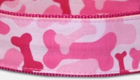 Camo Bones Hundehalsband - pink