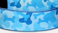 Camo Bones Hundehalsband - blau