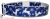 Hirsch Hundehalsband - blau