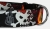 Extraordinäres Totenkopf - Feuer Hundehalsband