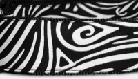 OP Art Zebra Hundehalsband