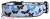 Flutters - Schmetterling Hundehalsband - hellblau