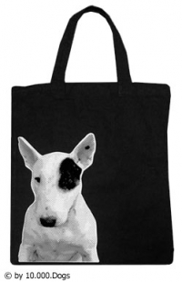 Bull Terrier Pop Art Einkaufstasche