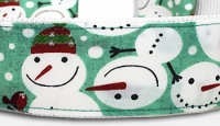 Snowmen Hundehalsband - mint