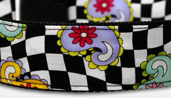 Op Art - Paisley - Hundehalsband