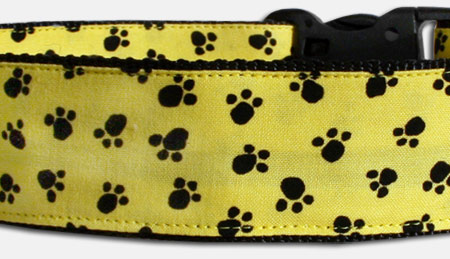 Mini Pfoten Part2 Hundehalsband - gelb
