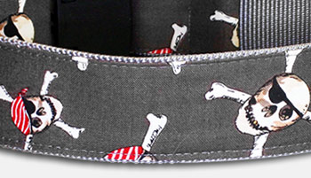 Piraten Part2 - Hundehalsband - grau