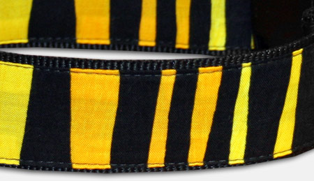 Stripes - Hundehalsband - gelb